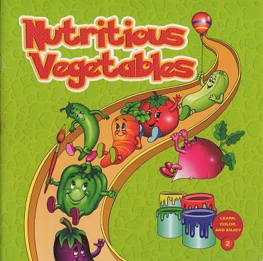 (image for) Nutritious Vegetables Colouring Book