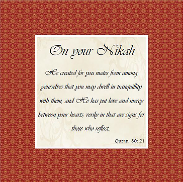 (image for) On Your Nikah : Ayah Card