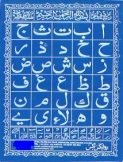 (image for) Alphabet Qaidah Plastic sheet