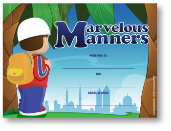(image for) Marvellous Manners 25 Certificates