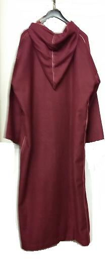 Modal Additional Images for Mens Moroccan Hoody : Maroon