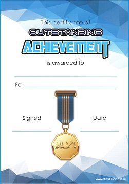(image for) Outstanding Achievement 10 Certificates