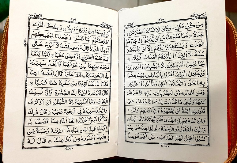 Modal Additional Images for Qur'an (139) Pocket Gold Zip Case