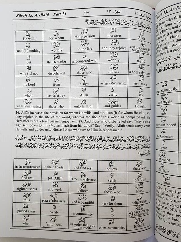 (image for) Qur'an Word by Word : 3 Vols