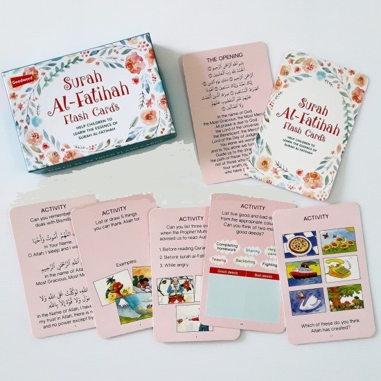 Modal Additional Images for Surah al-Fatihah Flash Cards